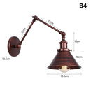 Axyaa Adjustable Long Arm Wall Sconce Reading Lights