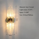 Axyaa Crystal Wall Lamp for Living Room, Corridor, Staircase, Bedroom - Creative Design