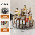 Axyaa Seasoning Storage Tray: Rotating Kitchen Organizer for Cosmetics, Bathroom, and Pantry