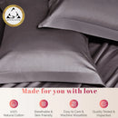 Axyaa Organic Egyptian Cotton 800 TC Pillow Cases - Standard Queen King Sizes