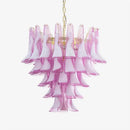 Axyaa Colored Glass Chandelier: New Murano Collection for Living Room, Bedroom, Dining Room
