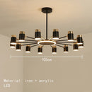 Axyaa Nordic LED Rotating Chandelier | 3 Dimmable Settings | Indoor Lighting Decor