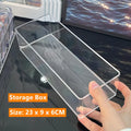 Axyaa Acrylic Clear Press On Nail Tips Organizer Display Manicure Box