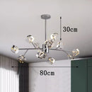 Axyaa Crystal Chandelier Pendant Light for Living Room, Bedroom, and Ceiling