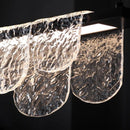 Axyaa Glass Chandelier: Modern Italian Style, Postmodern Design for Bedroom, Living Room, Dining Room