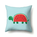 Axyaa Fruits Pattern Cushion Cover 45x45cm for Sofa Bed Living Room
