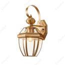 Axyaa Outdoor Waterproof Copper Wall Lamp for Courtyard, Porch, Aisle, Balcony Lighting