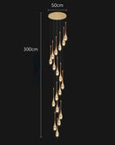 Axyaa LED Pendant Light Chandeliers for Modern Home Decor & Indoor Lighting