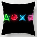 Axyaa Gamer Grip Square Pillowcase | Anime Style | TV Game Fan | 45x45 Cushion Cover