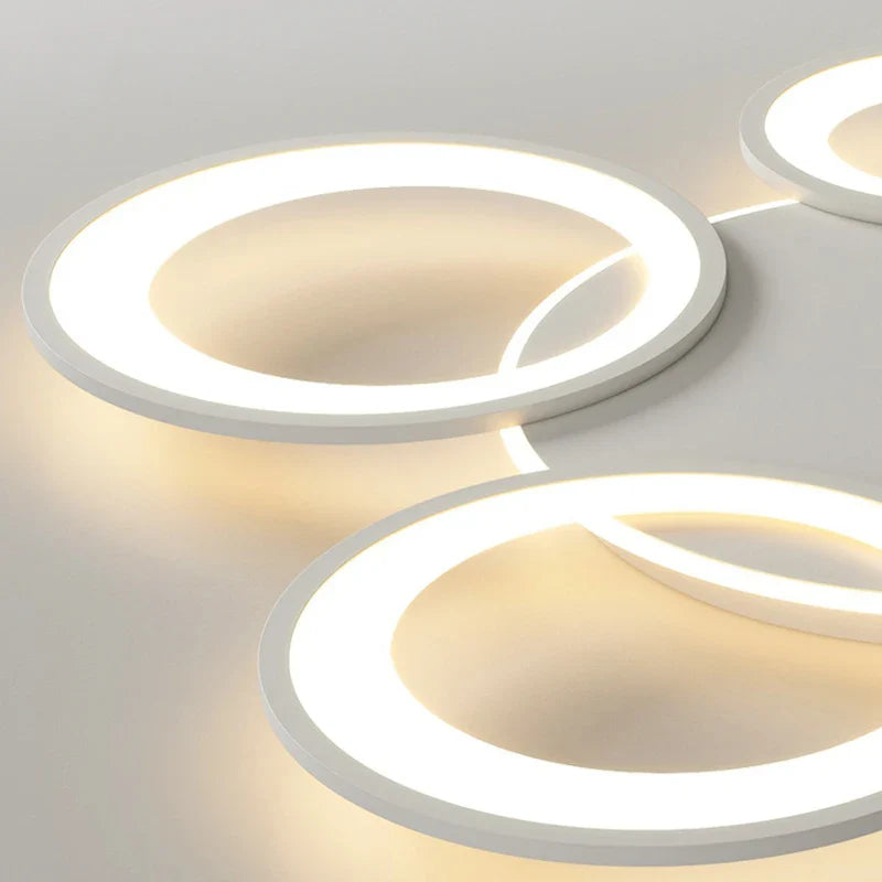 Axyaa Ring Ceiling Light: LED Indoor Lighting for Living Room, Bedroom, Dining Room