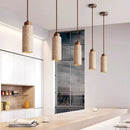 Axyaa Yellow Marble Chandelier | Creative Dining Desk Bar Pendant Lamp Art Decor
