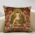 Axyaa Religious Culture Art Linen Pillowcase 45X45CM Home Decor