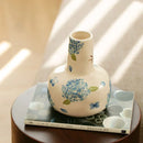 Axyaa Ceramic Water Bottle Vase: High Appearance Level Home Decoration