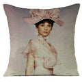 Audrey Hepburn Plush Cushion Cover by Axyaa - Home Decor Sofa Pillow Cover