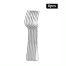 Axyaa 30-Piece Stainless Steel Cutlery Set - Ideal for Restaurants and Hotels