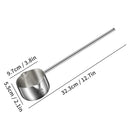 Axyaa Stainless Steel Long Handle Seasoning Ladle Spoon