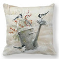 Axyaa Merry Christmas Pillowcase Cushion Cover for Festive Home Decor