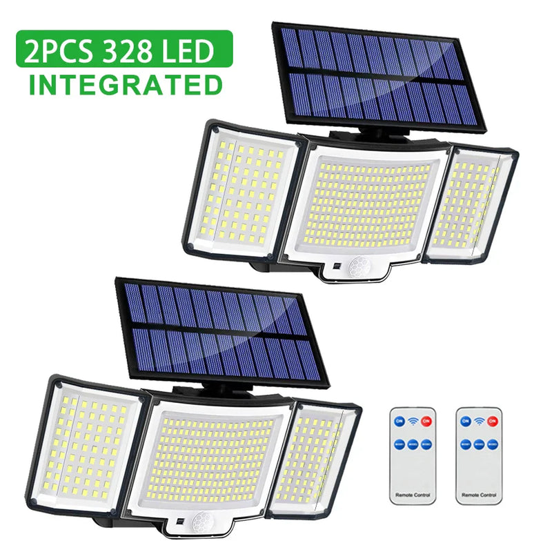 Axyaa Solar Light: Outdoor Waterproof Garden Street Light with 3 Modes.