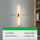 Axyaa LED Strip Wall Lamp for Modern Bedroom, Foyer, or Bathroom Mirror