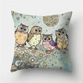 Axyaa Butterfly Cat Animals Design Pillowcase - Nordic Home Decor