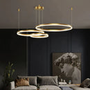 Axyaa LED Chandelier Pendant Light for Modern Dine Room, Indoor Living Room Ceiling Lamp