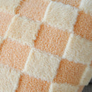 Axyaa Sweet Jacquard Plaid Rabbit Pillow Cover for Home Decor