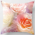 Axyaa Rose Series Yellow Pink Flowers Pillowcase Home Decor
