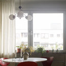 Axyaa Nordic Modern G9 LED Chandelier in Chrome Gold for Foyer Restaurant Bedroom