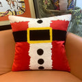 Axyaa Christmas Theme Embroidered Pillow Cushion Cover