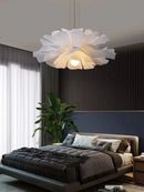 White Acrylic Flower Hanging Pendant Lamp for Axyaa - Modern Minimalist Ceiling Light