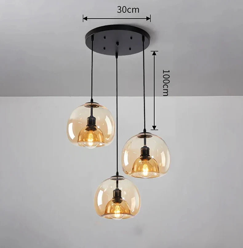 Axyaa Nordic Pendant Light Chandelier for Dining Room and Living Room