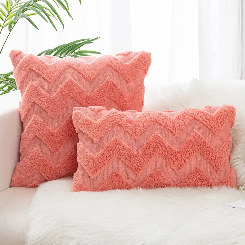 Axyaa Velvet 45x45 Sofa Cushion Cover for Living Room Nordic Home Decor