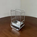 Axyaa Stainless Steel Tube Chopstick Holder Storage Box Drain