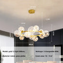 Axyaa Nordic Glass Globe Pendant Lights with 3 Changeable LEDs