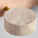 LED Vanity Mirror Light Wabi Sabi Travertine Natural Stone Wall Lamp for Axyaa Brand