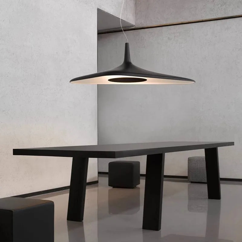 Axyaa Nordic LED Pendant Lamp for Dining Room, Modern Resin Suspend Light