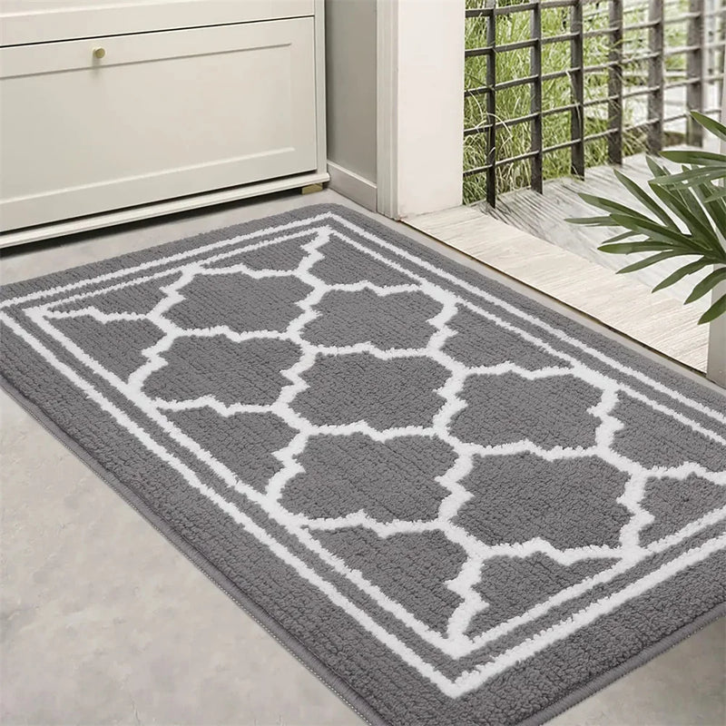 Axyaa Soft Kitchen Rug Non-Slip Entrance Doormat Absorbent Outdoor Mat