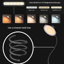 Axyaa LED Clamp Book Lamp USB Plug Dimming Night Light Wedding Bedroom Study