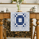 Axyaa Geometric Lines Pattern Table Runner for Dining and Coffee Table Decor