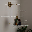 Axyaa Peace Pigeon Tiffany Rotatable Wall Lamp