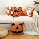 Axyaa Halloween Embroidered Throw Pillow Cover Home Decor Sofa Headboard