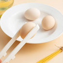 Axyaa Silicone Toast Tongs: Non-Slip Kitchen Cooking Tool Clamp BBQ Salad Trivet