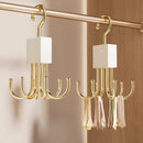 Axyaa Rotating Multi-Claw Belt Rack & Closet Organizer