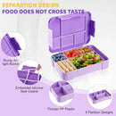 Axyaa Kids Bento Box with 6 Compartments and Sauce Jar