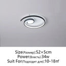 Axyaa Nordic Art LED Ceiling Lamp Modern Minimalist for Home Bedroom Study