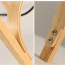 Axyaa Cestita Wood LED Floor Lamp - Modern, Simple, Artistic Lighting for Home and Hospitality