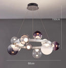 Axyaa LED Pendant Light Chandeliers for Modern Home Decor & Dining Room