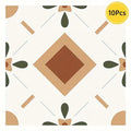 Axyaa Vinyl Non-Slip Floor Tile Sticker Waterproof 20cm x 20cm