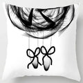Axyaa Boho Style Ink Painting Pillow Sleeve for Home Decoration