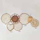 Axyaa Rattan Wall Hanging Scandinavian Wall Decor